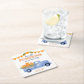 Little Pumpkin Triplet Boy Baby shower Kartonnen Onderzetters (Insitu)