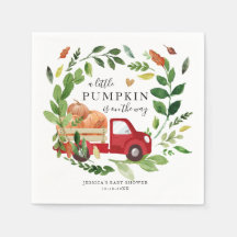 Little Pumpkin Truck Herfst in Love Baby shower