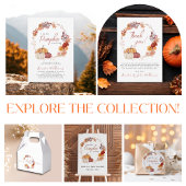 Little Pumpkin Wie kent mama het beste Baby shower Flyer