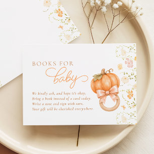 Little Pumpkin Wildflowers Boeken Voor Baby Kaarte Informatiekaartje