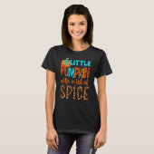 Little Pumpkin With A Lot Of Spice Leopard Western T-shirt (Voorkant volledig)