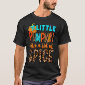Little Pumpkin With A Lot Of Spice Leopard Western T-shirt (Voorkant)