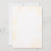 Little Pumpkins Baby Carriage Baby shower Kaart (Achterkant)