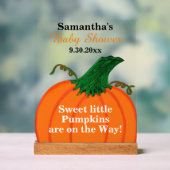 Little Pumpkins Multiples Baby shower Acryl Bord (Neutraal)