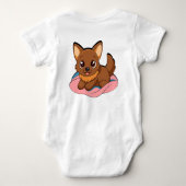 Little Puppy Baby Bodysuit (Achterkant)