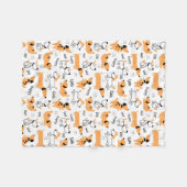 Little Puppy Fleece Deken (Voorkant (Horizontaal))