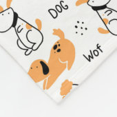 Little Puppy Fleece Deken (Hoek)
