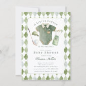Little Putter Baby Shower Uitnodiging (Voorkant)