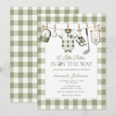 Little Putter Baby Shower Uitnodiging (Voorkant / Achterkant)