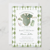 Little Putter Baby Shower Uitnodiging (Voorkant)