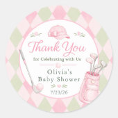 Little Putter Bedankt Sticker (Voorkant)