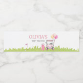 Little Putter Golf Baby Shower Waterfles Etiket (Enkel label)