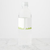 Little Putter Golf Baby Shower Waterfles Etiket (Achterkant)