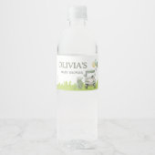 Little Putter Golf Baby Shower Waterfles Etiket (Voorkant)