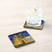 Little Quarter Cross Night Hard Plastic Coaster Bier Onderzetter (Rechterzijde)