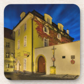 Little Quarter Cross Night Hard Plastic Coaster Bier Onderzetter (Voorkant)