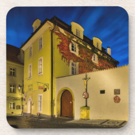 Little Quarter Cross Night Hard Plastic Coaster Bier Onderzetter