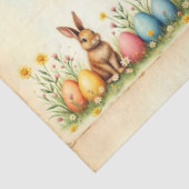 Little Rabbit and Easter Eggs Populair Collectie Tissuepapier (Detail)