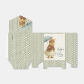 Little Rabbit Baby Shower for Girl Bedankdoosjes (Uitgevouwen)