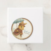 Little Rabbit Baby Shower for Girl Bedankjes Labels (In situ)