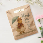 Little Rabbit Baby Shower for Girl Bedankzakje (Gezegeld)
