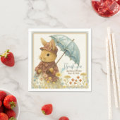 Little Rabbit Baby shower voor Meisje Servet (Insitu)