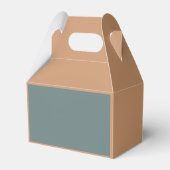 Little Rabbit Baby shower Zachte karamel Kleur Bedankdoosjes (Achterkant)