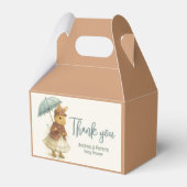 Little Rabbit Baby shower Zachte karamel Kleur Bedankdoosjes (Voorkant Zijde)