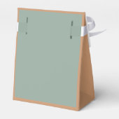 Little Rabbit Baby shower Zachte karamel Kleur Bedankdoosjes (Achterkant)