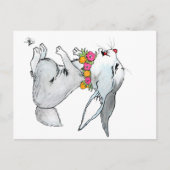 LITTLE RABBIT BRIEFKAART (Voorkant)