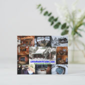 Little Rabbit Cabin Post Card Briefkaart (Staand voorkant)