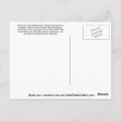 Little Rabbit Cabin Post Card Briefkaart (Achterkant)