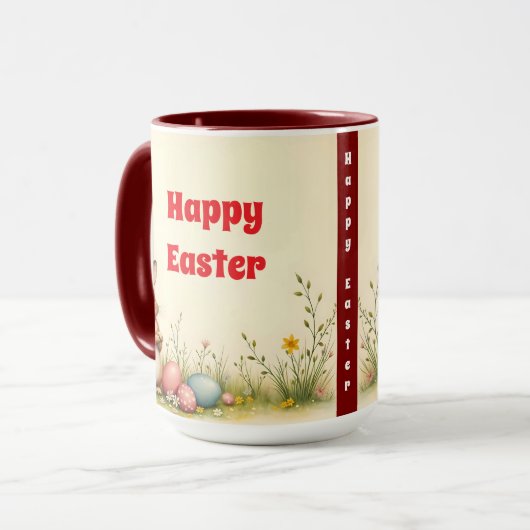 Little Rabbit Easter  Populair Collectie Mok (Voorkant links)