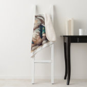 Little Rabbit gepersonaliseerd Sherpa Deken (In situ)