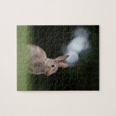 Little Rabbit Natuur Foto Legpuzzel (Horizontaal)