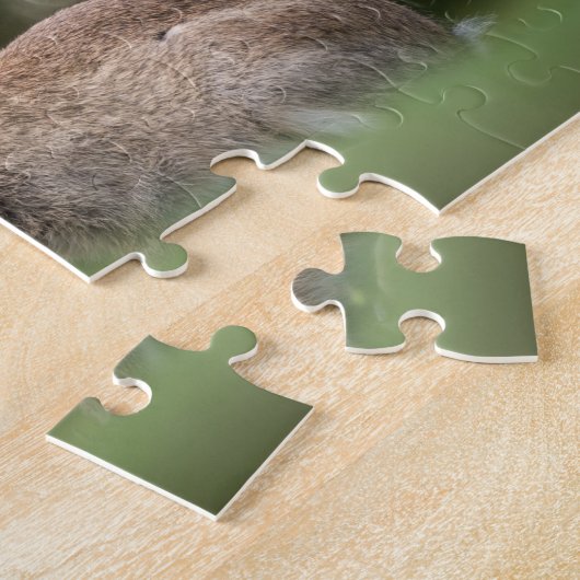 Little Rabbit Natuur Foto Legpuzzel (Zijkant)