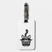 Little Raccoon Bagagelabel (Achterkant verticaal)