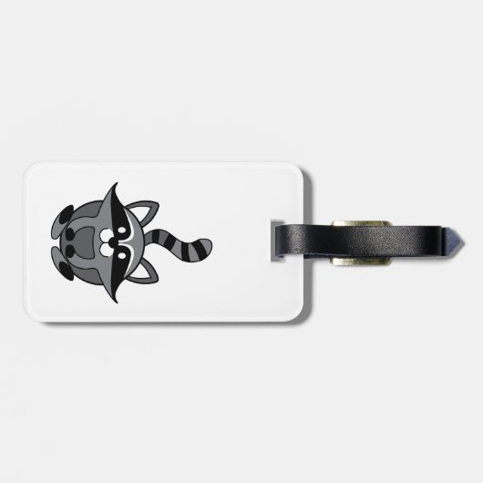 Little Raccoon Bagagelabel (Achterkant horizontaal)