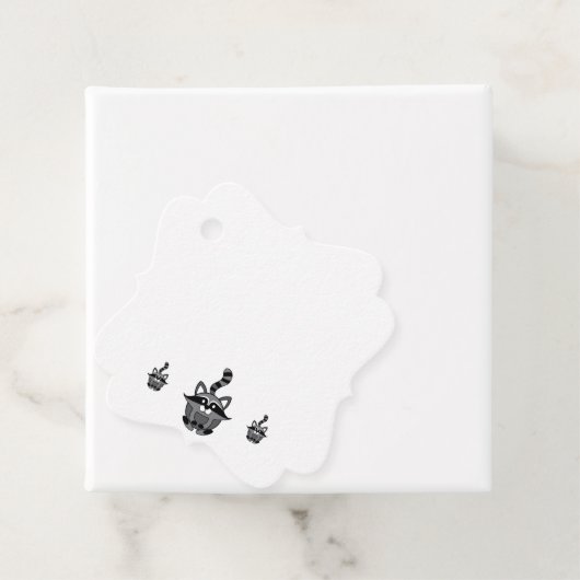 Little Raccoon Bedankjes Labels (In situ)