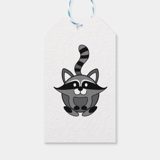 Little Raccoon Cadeaulabel (Achterkant)
