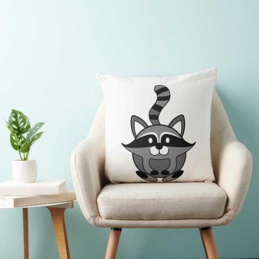 Little Raccoon Kussen (Stoel)