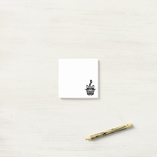 Little Raccoon Post-it® Notes (Op bureau)
