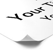 Little Raccoon Rascal gepersonaliseerd Poster (Hoek)