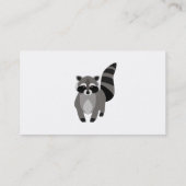 Little Raccoon Rascal gepersonaliseerd Visitekaartje (Achterkant)