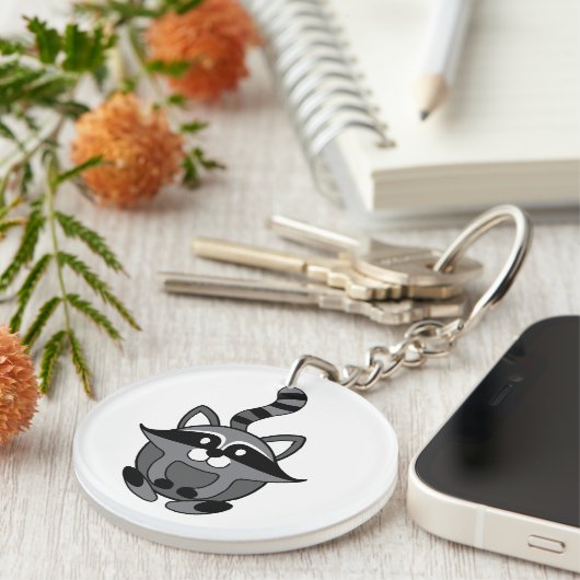 Little Raccoon Sleutelhanger (Voorkant Rechts)