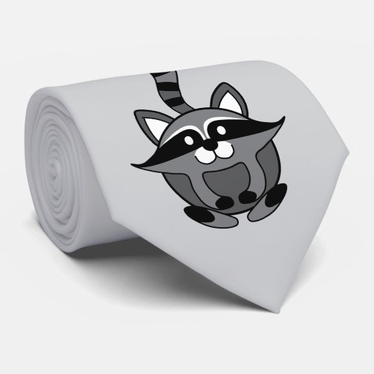 Little Raccoon Stropdas (Opgerold)