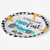 Little Racer Birthday 2 Party  Papieren Bordje (Gekanteld)