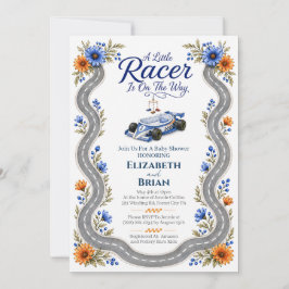 Little Racer Wieg Formula 1 Uitnodiging voor een B