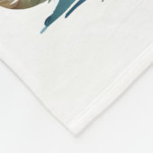 Little Racoon gepersonaliseerd Fleece Deken (Hoek)