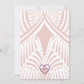 Little Rainbow Coming, Boho Baby Shower  Kaart (Achterkant)